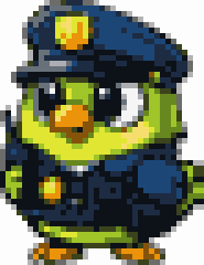 Waddles, Police officer